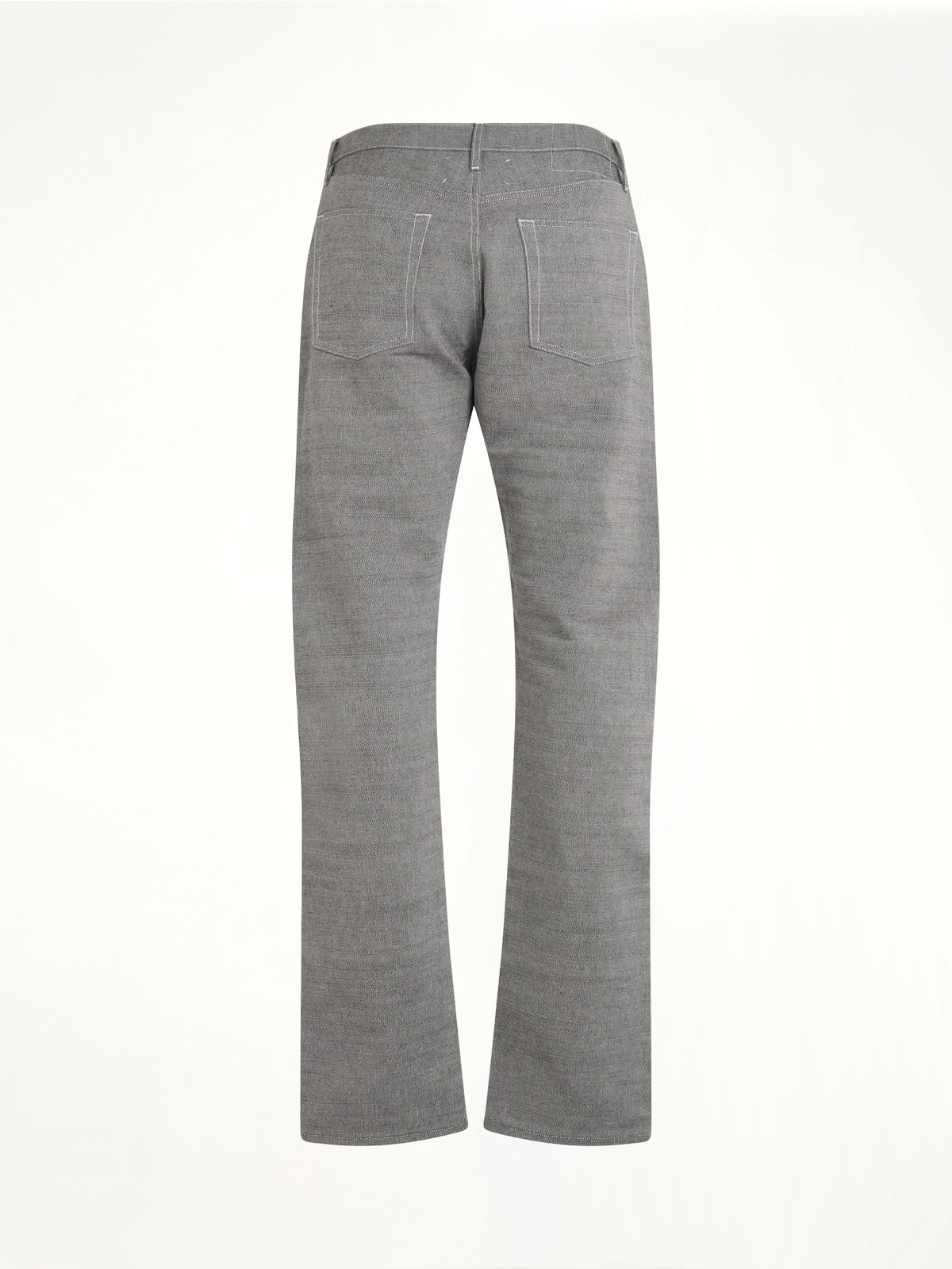 Regular and Straight Pants in Caviar