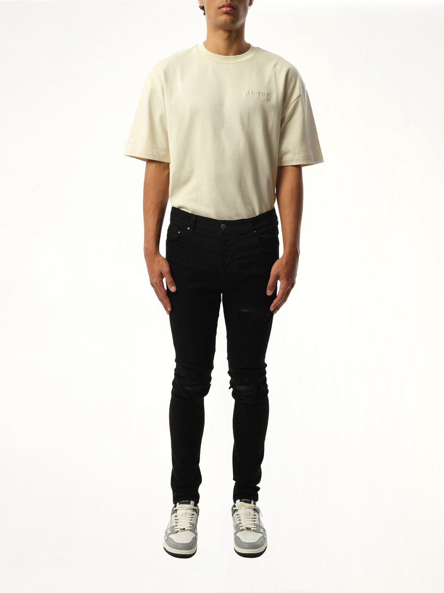 MX1 Distressed Jeans in Black