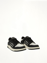 Shimmer Skeleton Sneaker in Black Front View | AMIRI