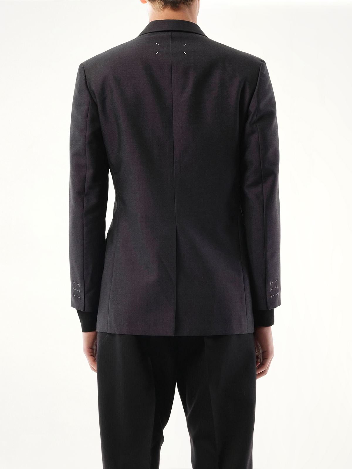 British Mohair Suit Jacket in Charcoal