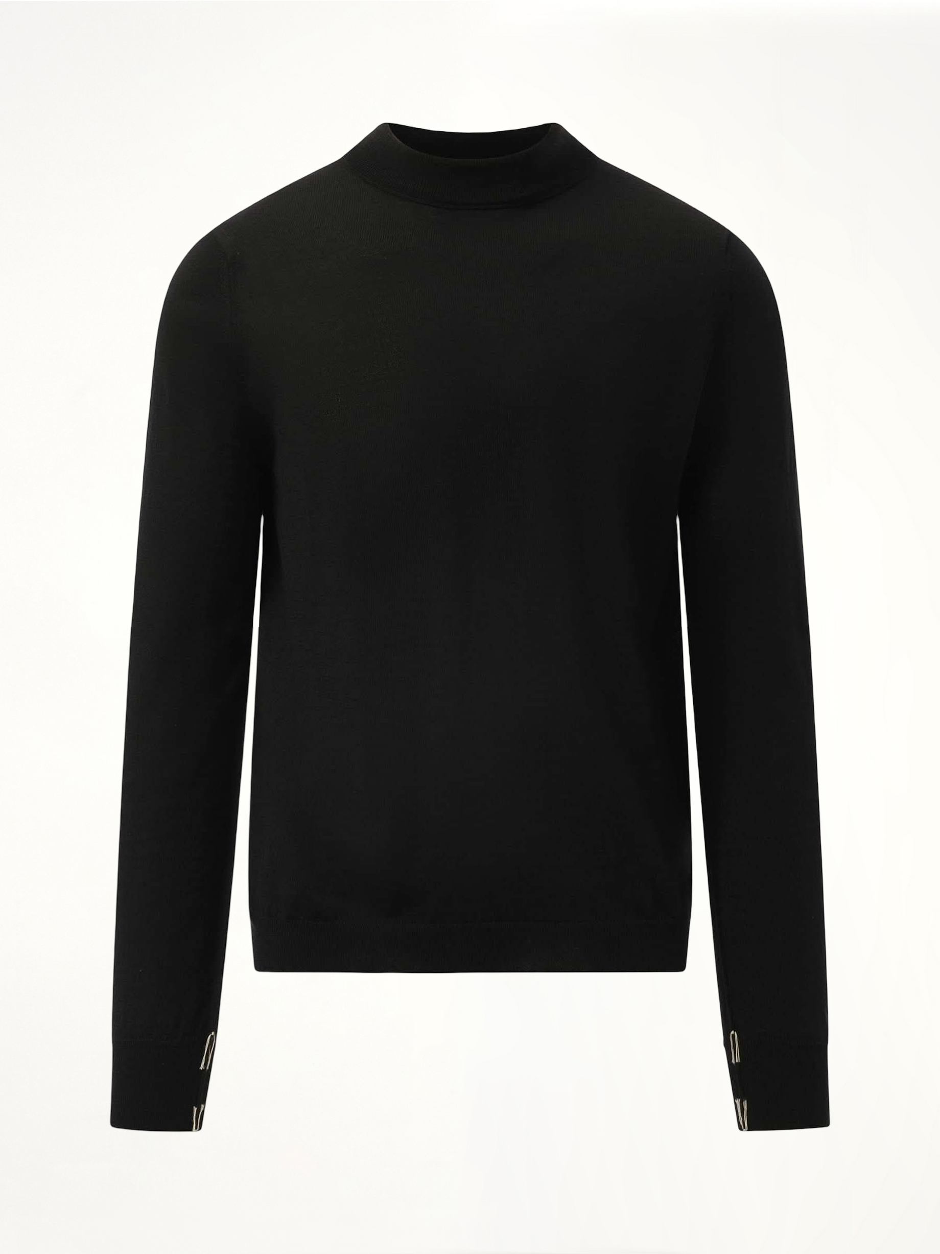 Work in Progress Crewneck Sweater in Black