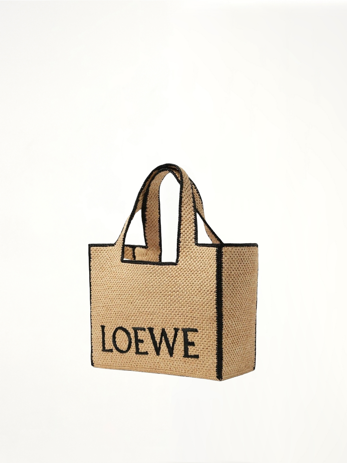 Loewe Font Tote Large Bag in Natural