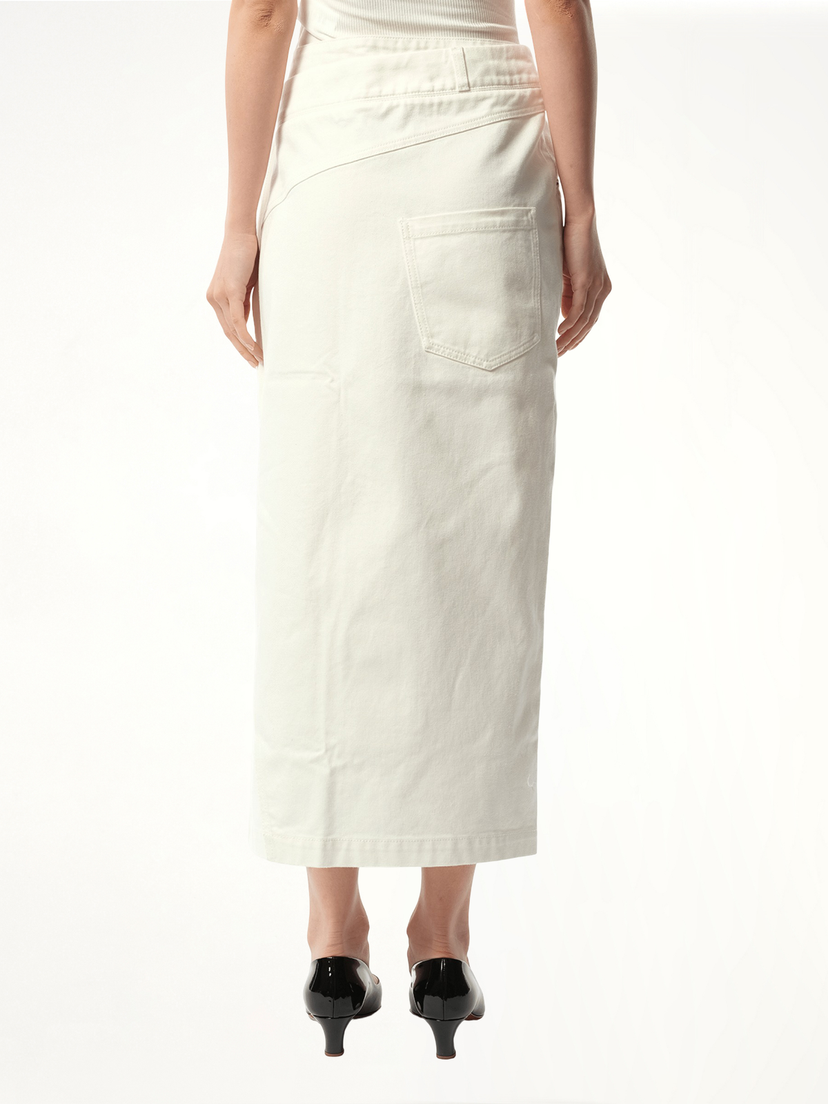 Deconstructed Skirt AF in White