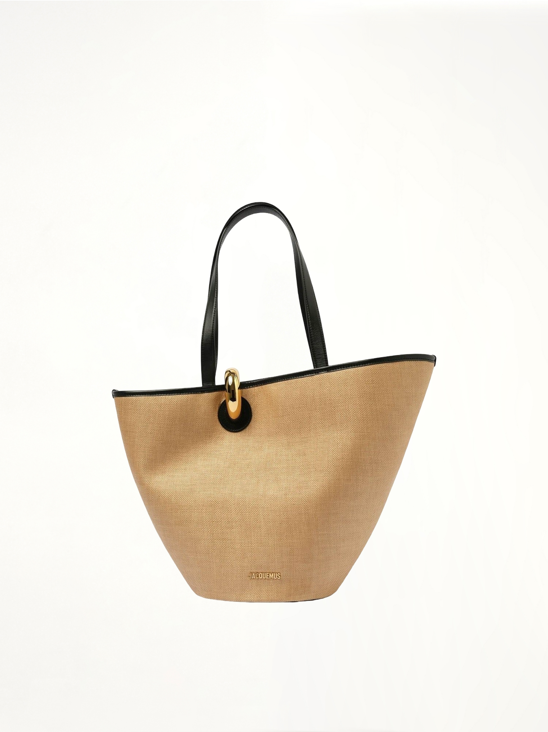 Le Bambola Bag in Ivory/Black