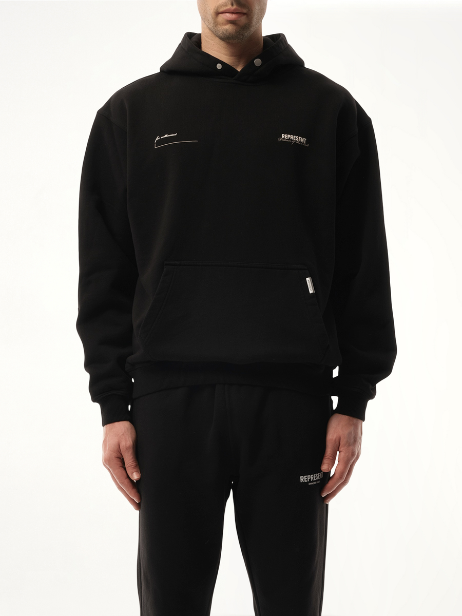 Patron of the Club Hoodie in Black
