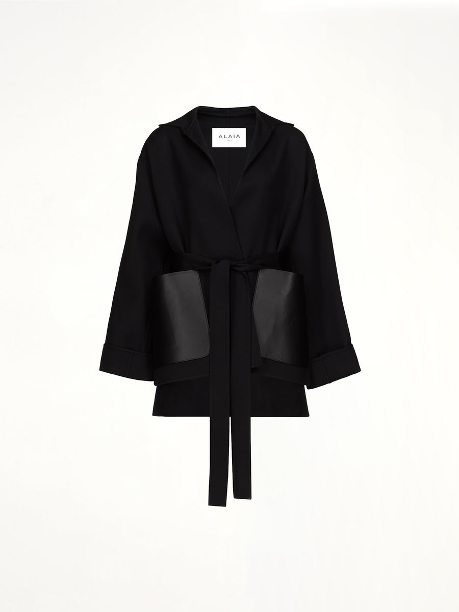 Wrap Jacket in Black