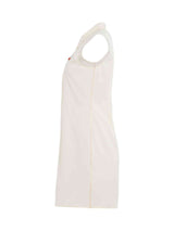 Poplin Shirt Dress in Antique White