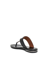 Double Chain Sandal in Black Back View | GIVENCHY