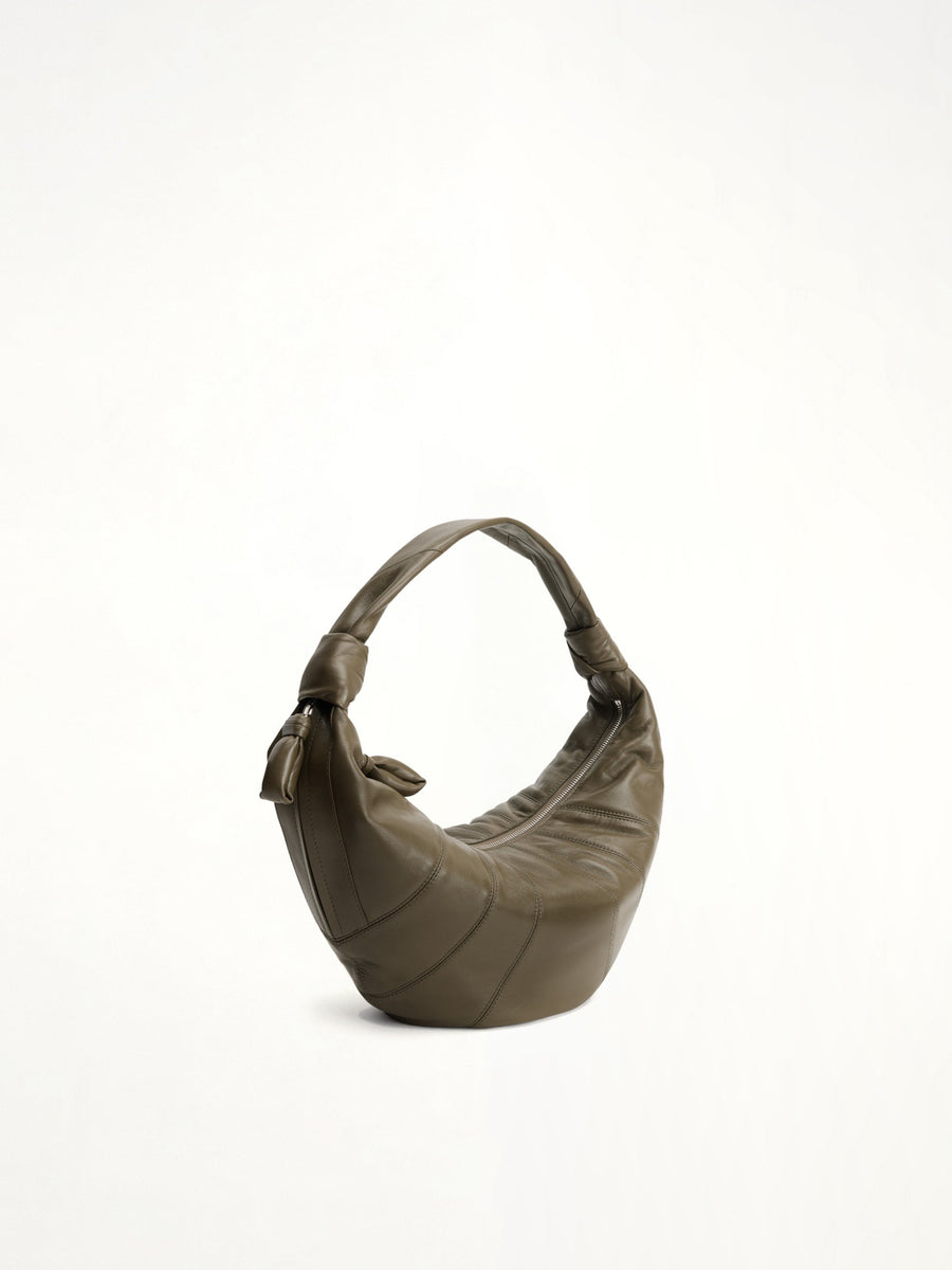 Fortune Croissant Bag in Dark Khaki