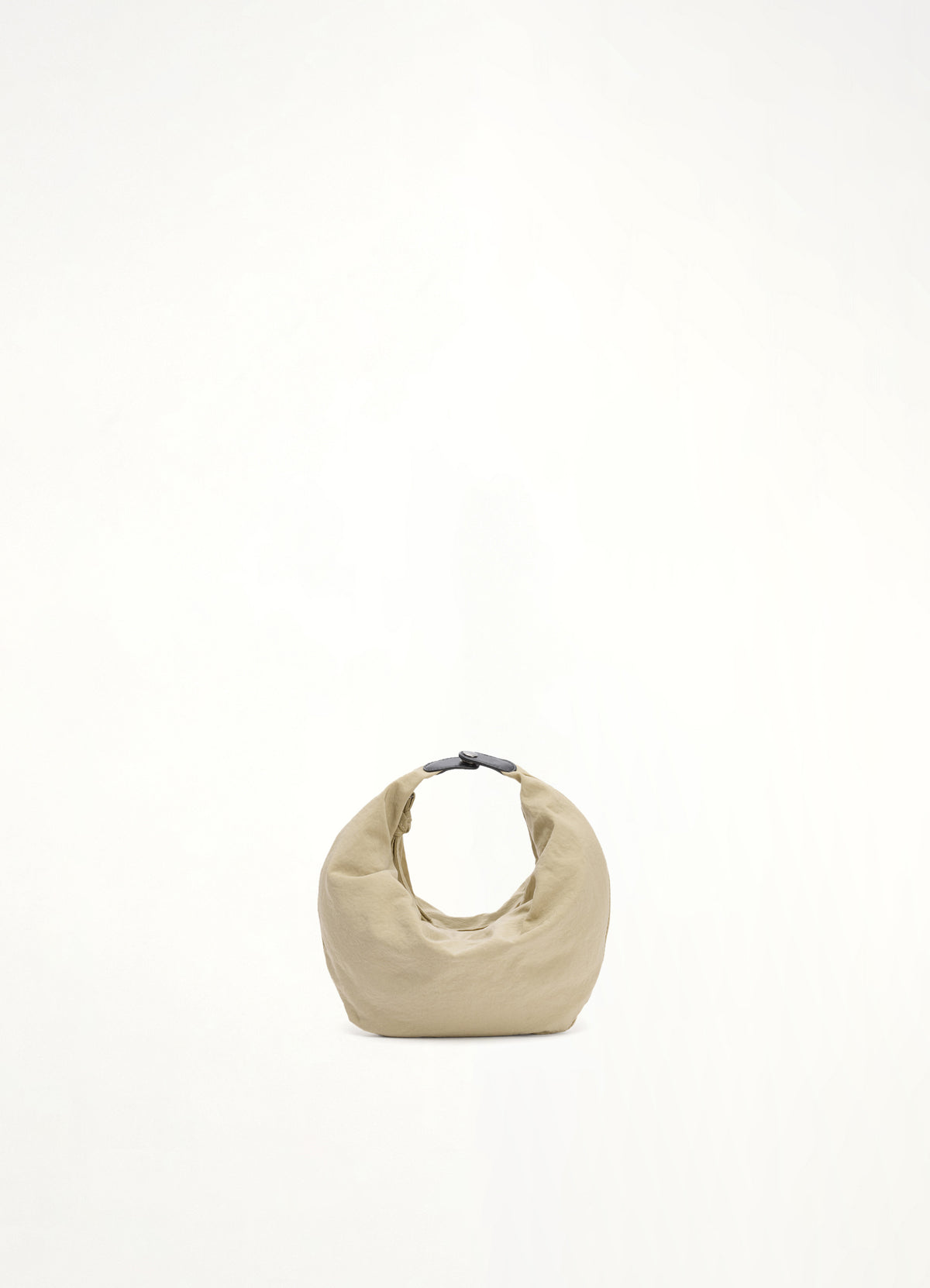 Fortune Croissant Filt Bag in Light Beige
