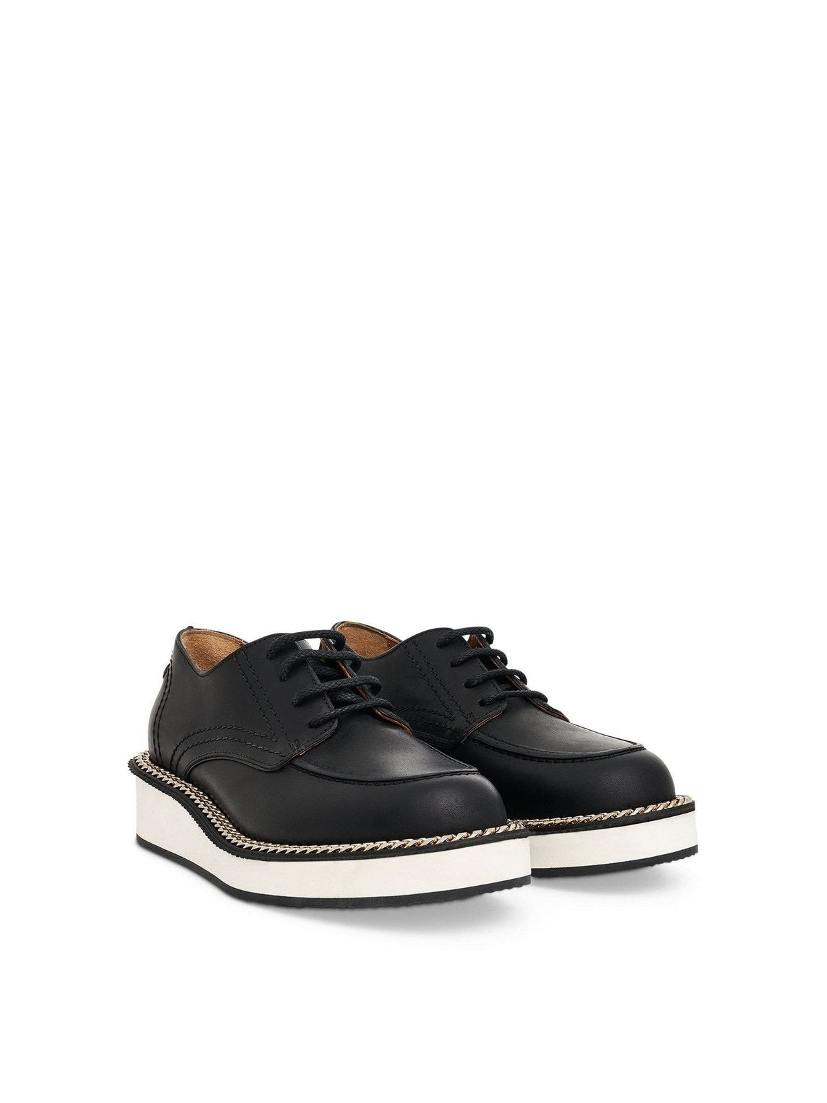 Chain Derby in Black Front View | GIVENCHY