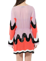 Belted Dress in Multicolor