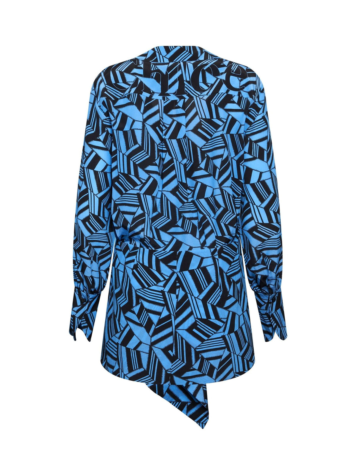 Geo Print Shirt in Blue