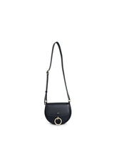 Chloe Arlene Leather Shoulder Bag in Black