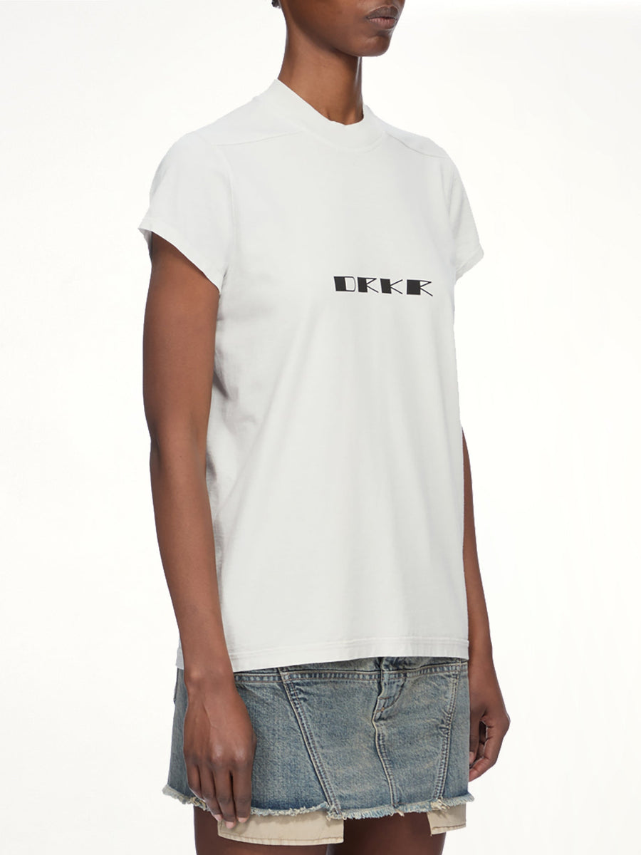 DRK Print Small Level T-Shirt in Milk Wash