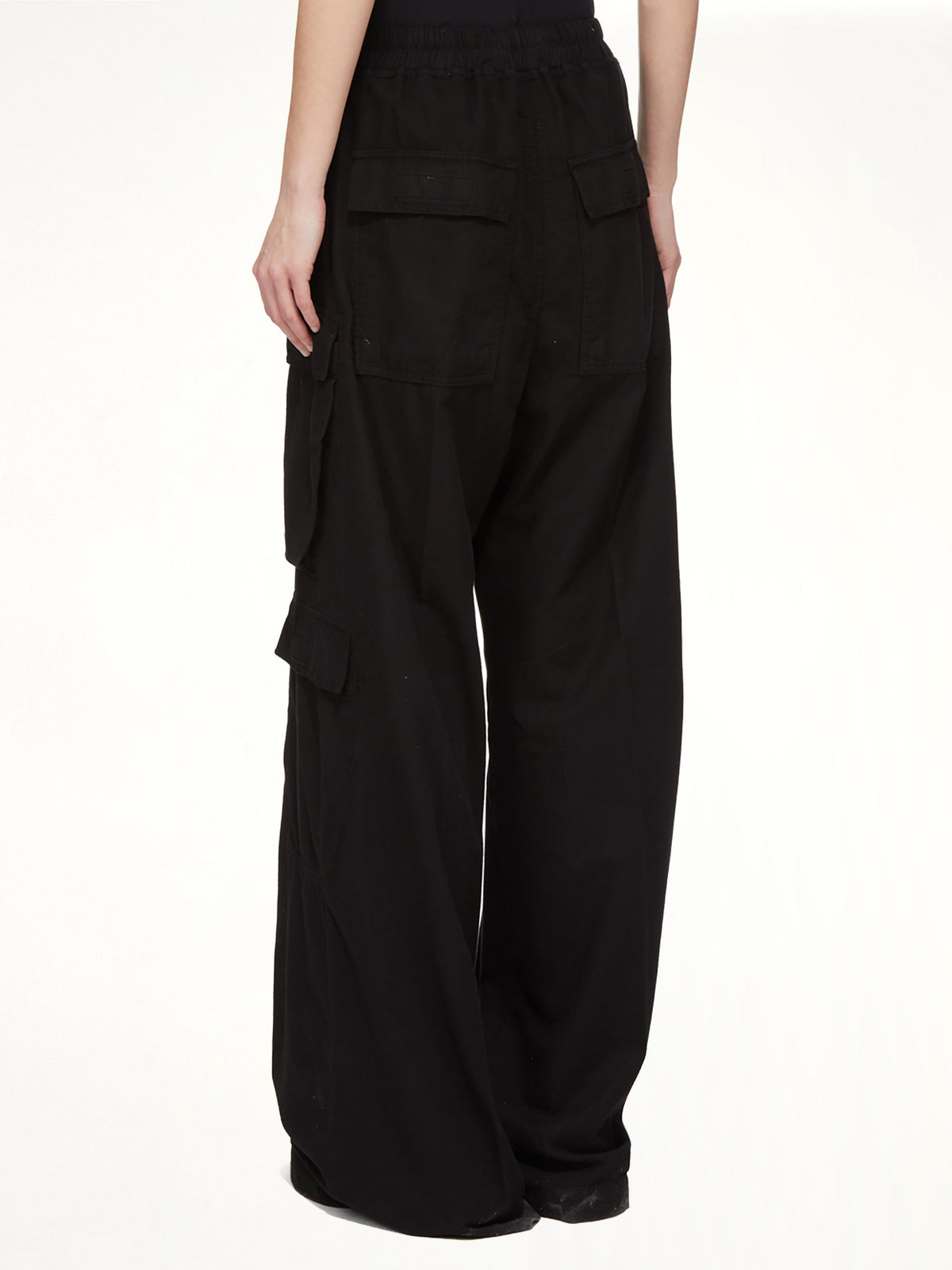 Flannel Double Cargo Jumbo Belas in Black