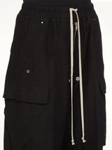 Flannel Double Cargo Jumbo Belas in Black