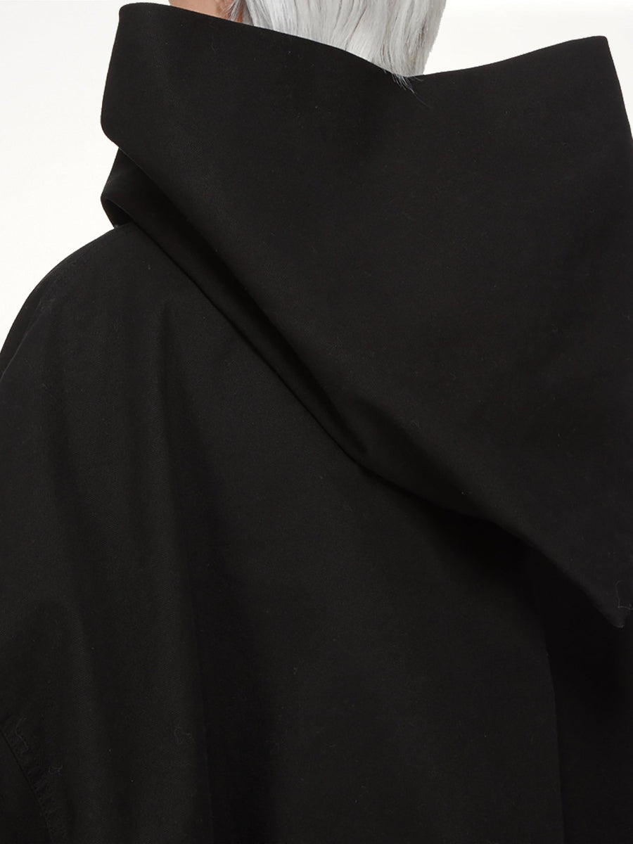 Mountain Hun Hooded Jacket in Black