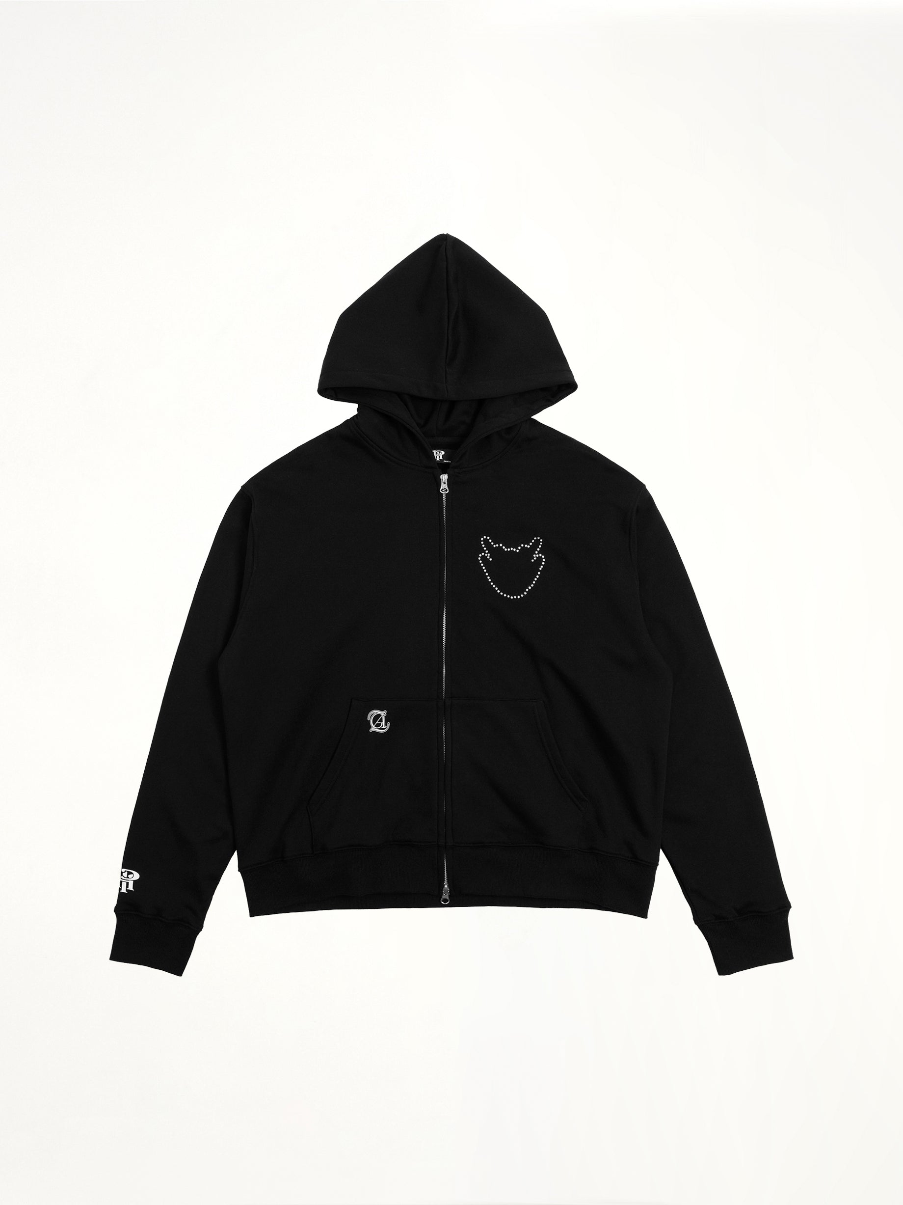 J Carnival II World Tour Zip Hoodie in Black