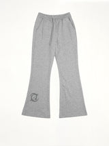 J Carnival II World Tour Flared Sweatpants in Light Grey