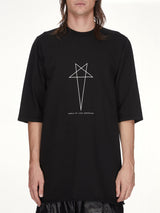 Pentagram Jumbo SS T-Shirt in Black/Milk