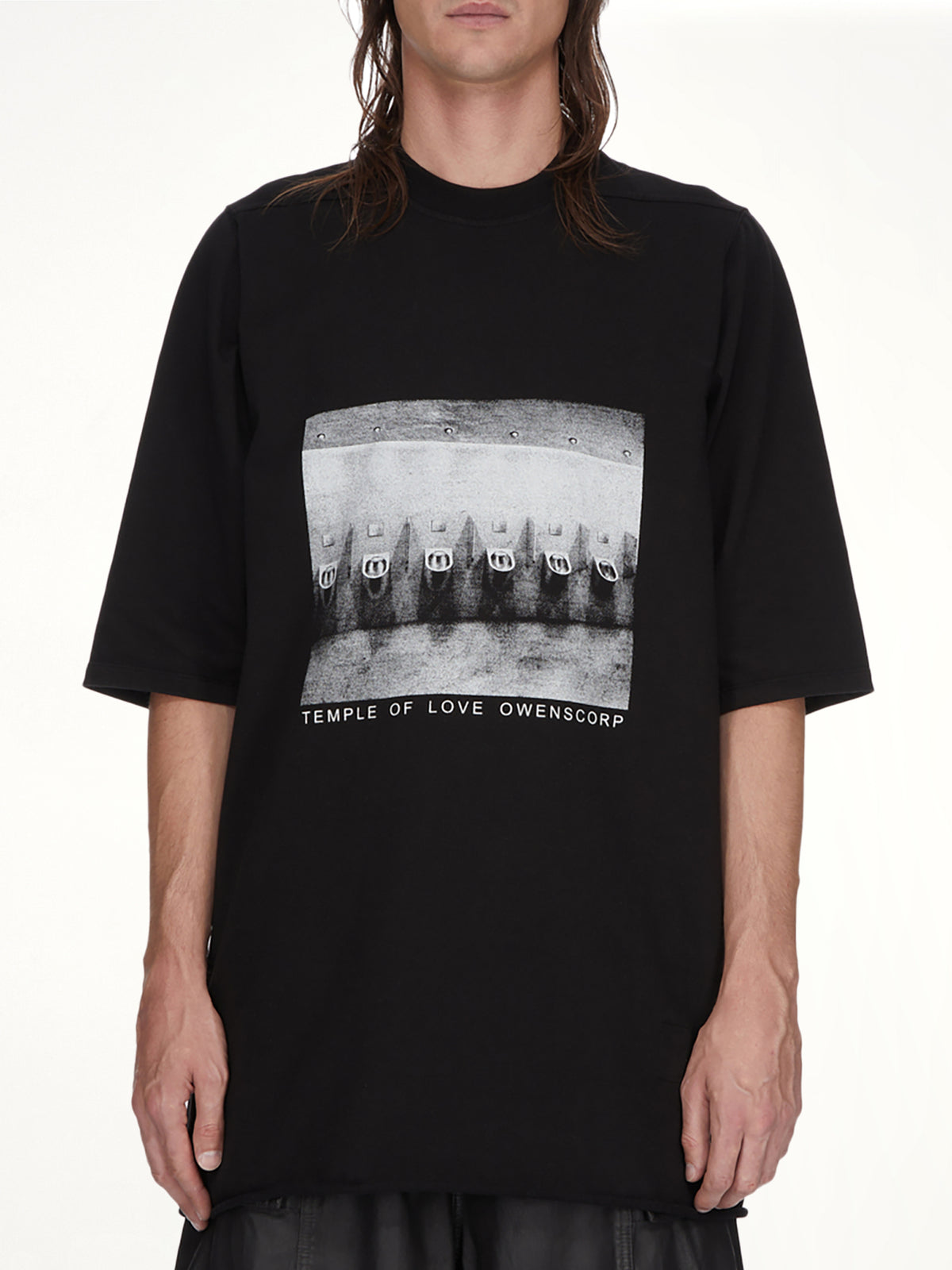 Urinal Jumbo SS T-Shirt in Black/Milk