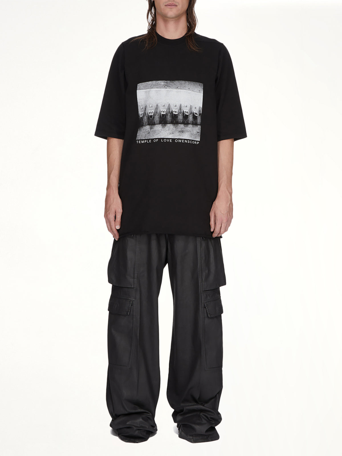 Urinal Jumbo SS T-Shirt in Black/Milk