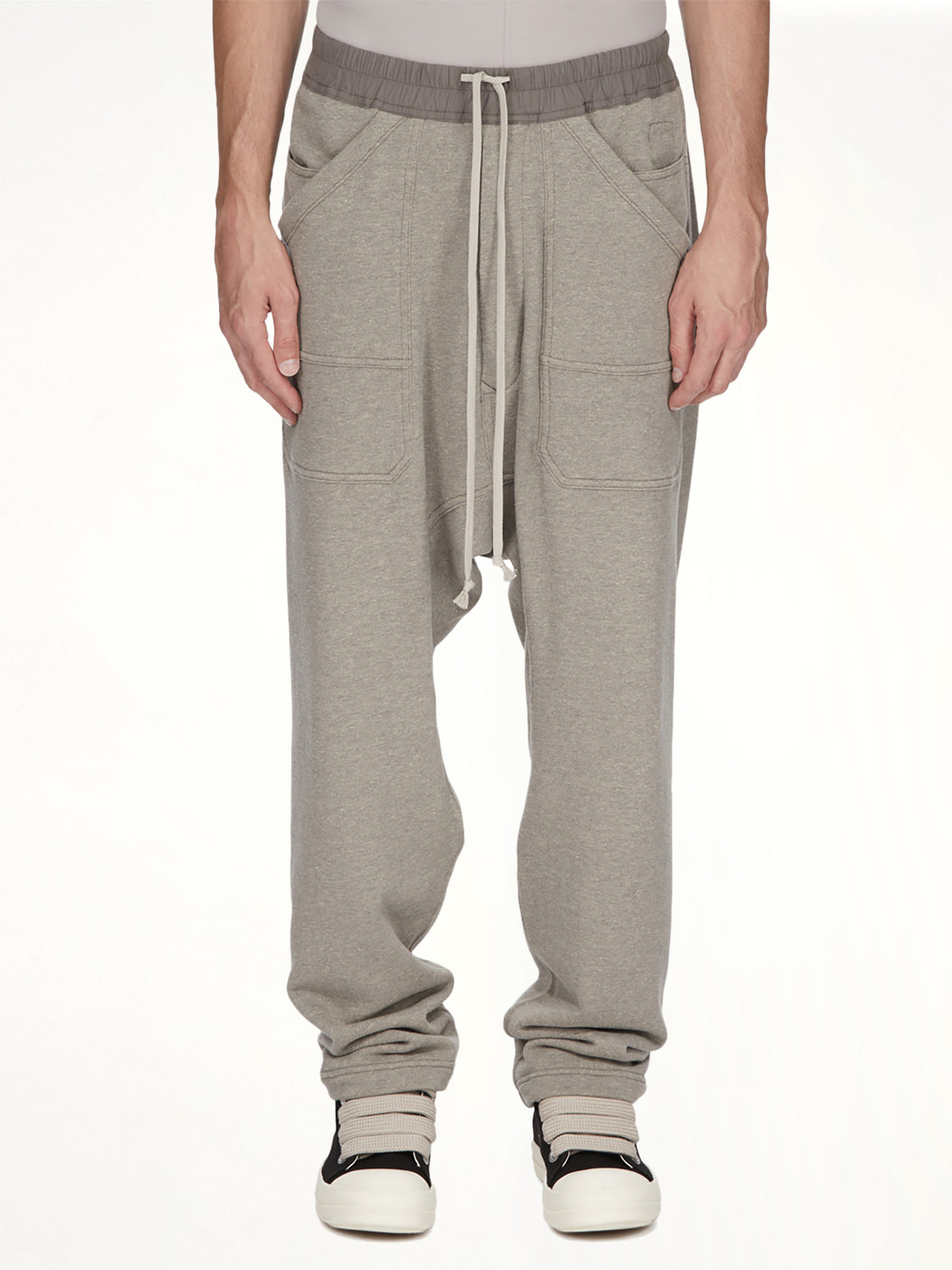 Classic Cargo Drawstring in Grey Melange