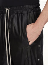 Wide Pusher Shorts in Black