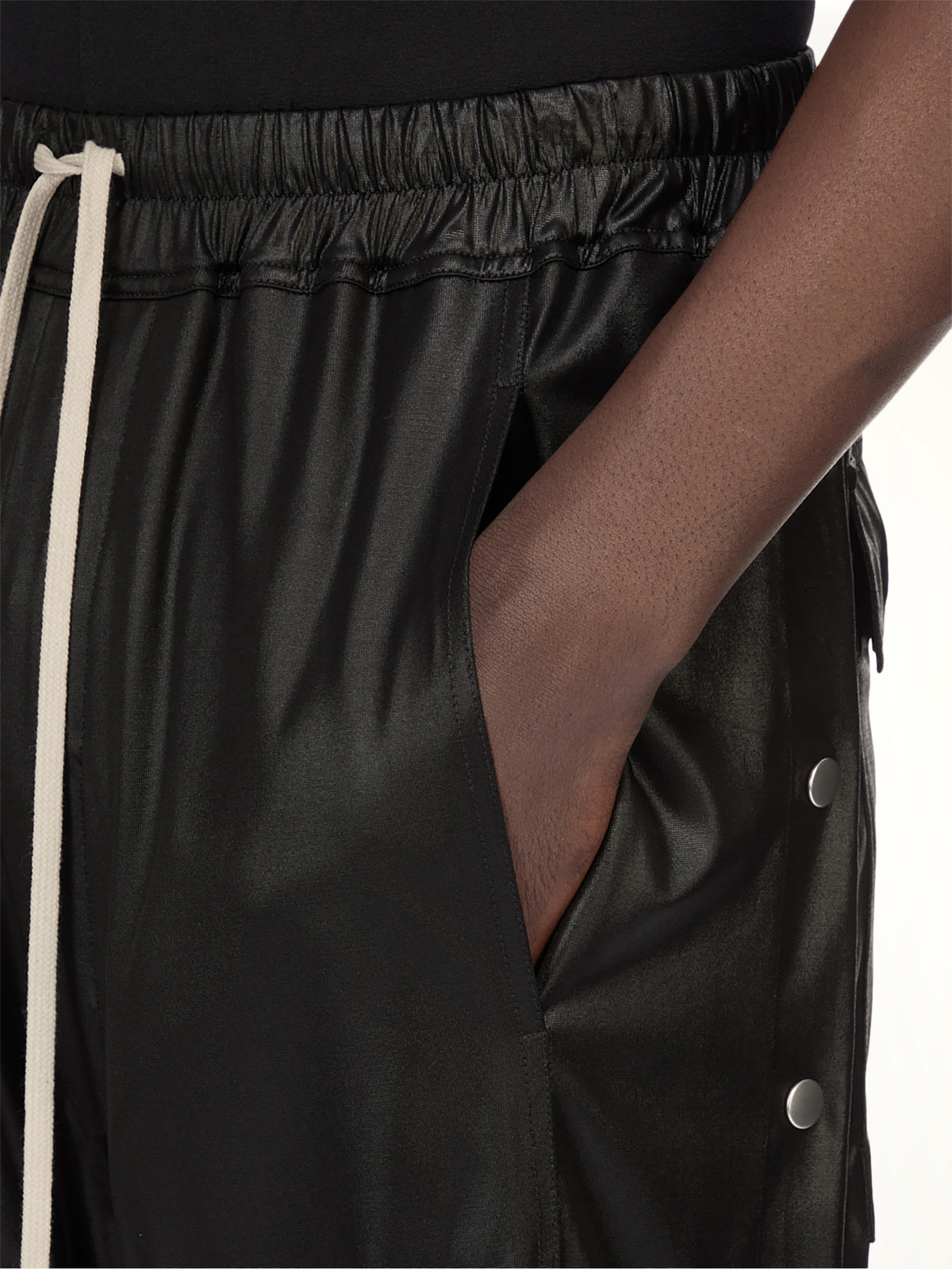 Wide Pusher Pants in Black