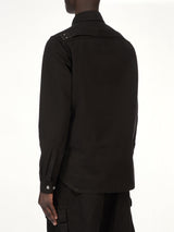 Woven Outershirt in Black