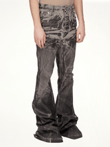 Bolan Bootcut Washed Foil in Black