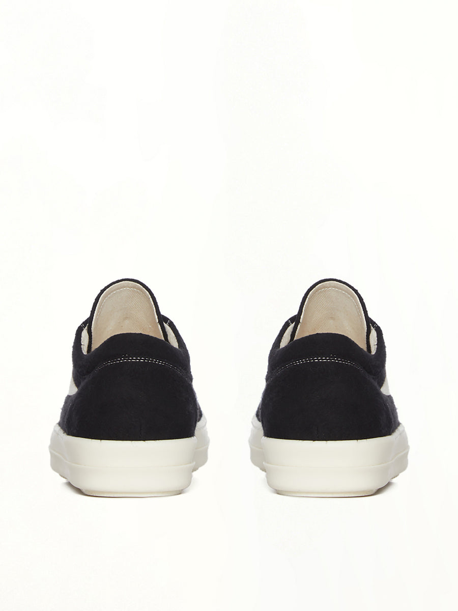 Vintage Sneaks in Black/Milk/Milk  | RICK OWENS DRKSHDW