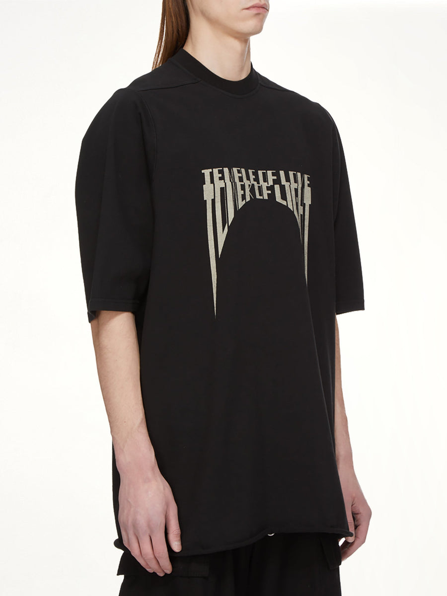 Tower of Light Jumbo SS T-Shirt in Black/Pearl