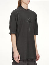 Pentagram Jumbo SS T-Shirt in Faded Black/Silver