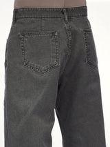 Cotton Canvas Geth Jeans in Gravel