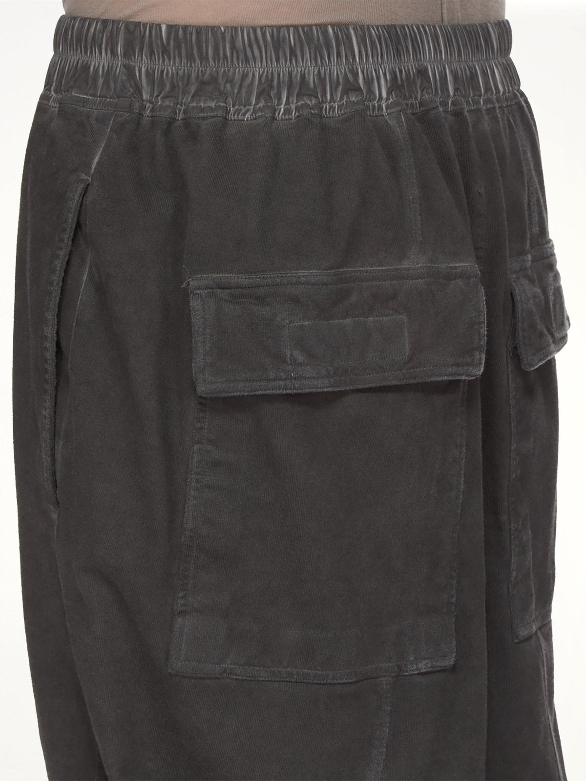 Drawstring Pods in Faded Black