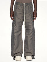 Nylon Wide Pusher Pants in Dark Dust