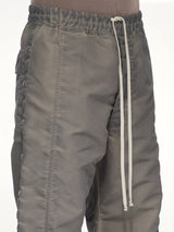 Nylon Wide Pusher Pants in Dark Dust