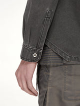 Cotton Canvas Outershirt in Gravel