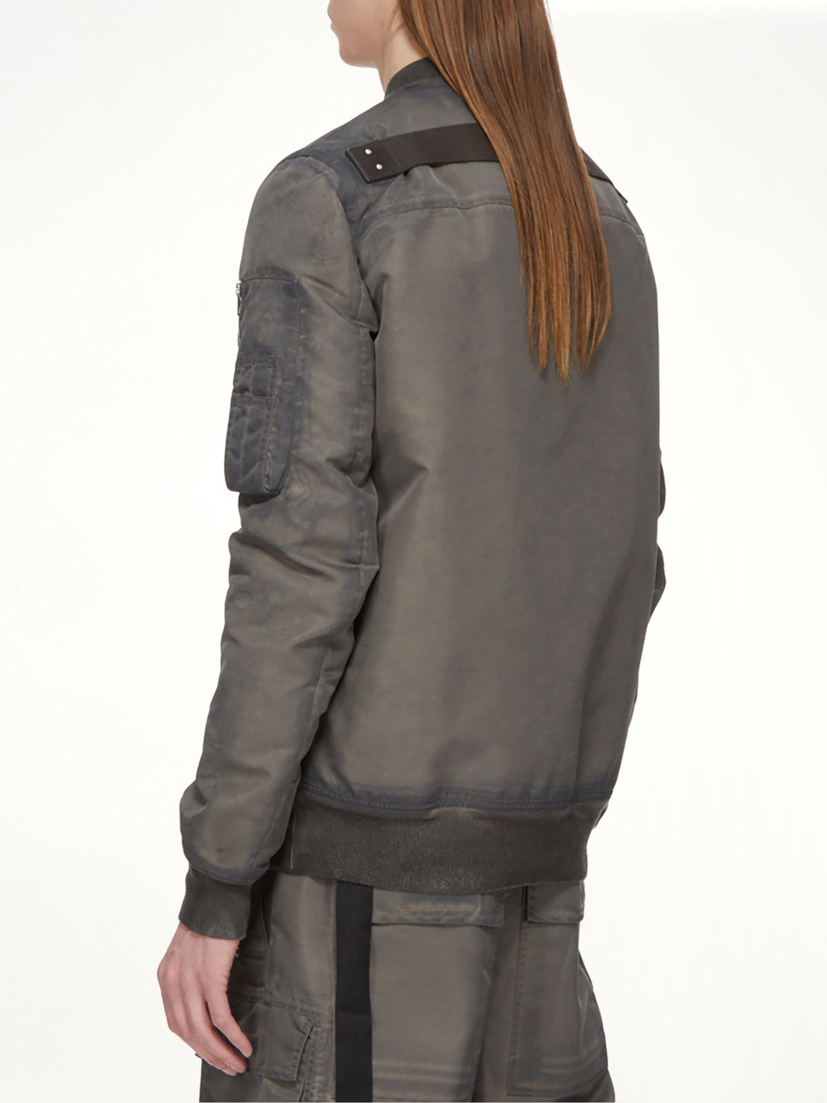 Nylon Classic Flight Jacket in Dark Dust