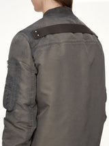 Nylon Classic Flight Jacket in Dark Dust