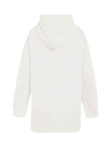 Logo Printed Hoodie in White
