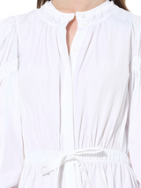 Abito Poplin Dress in White