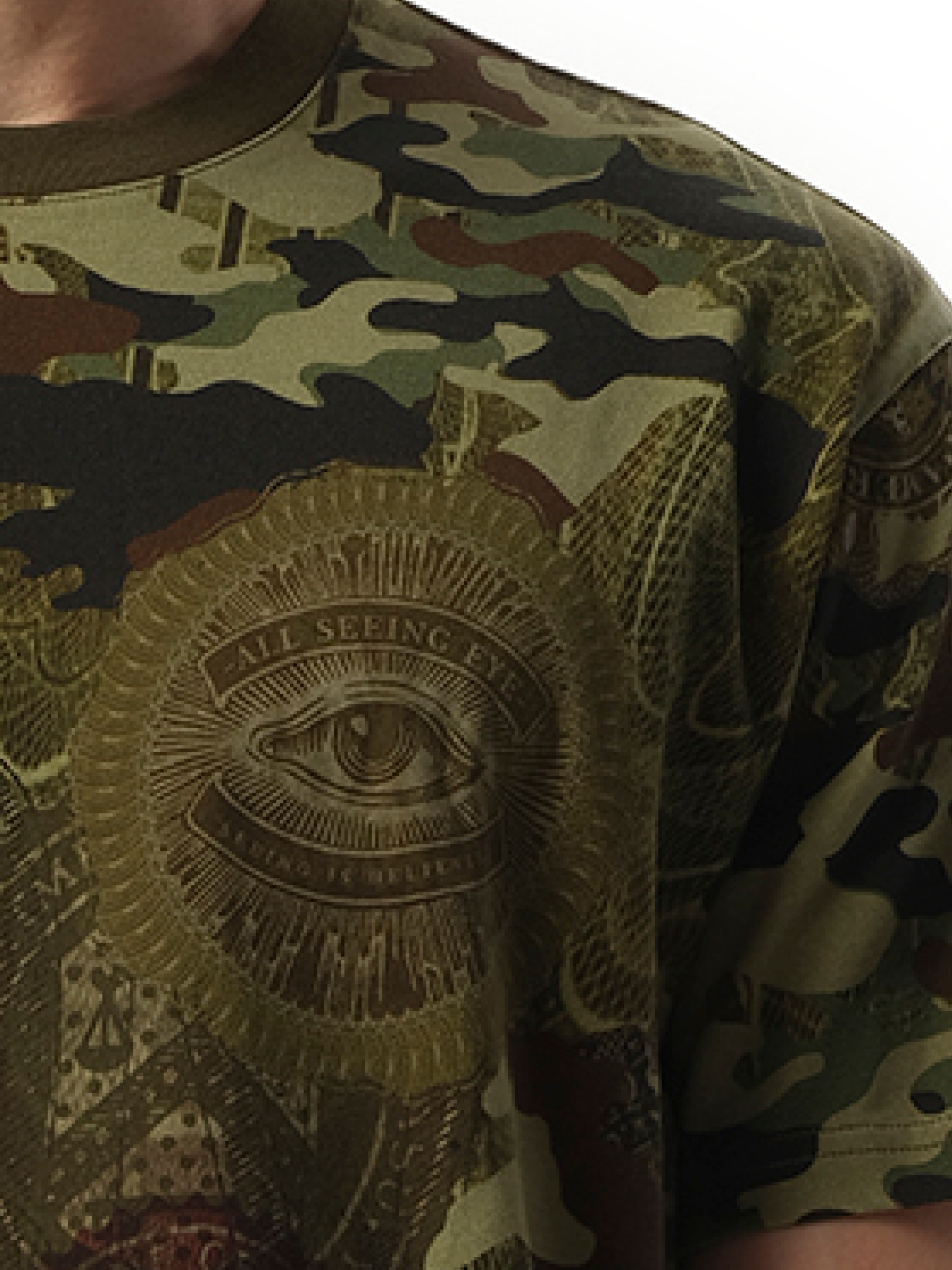 Podium Dollar T-Shirt in Khaki