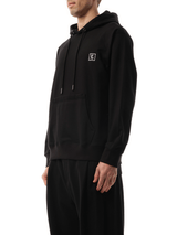 WYM Patch Hoodie in Black