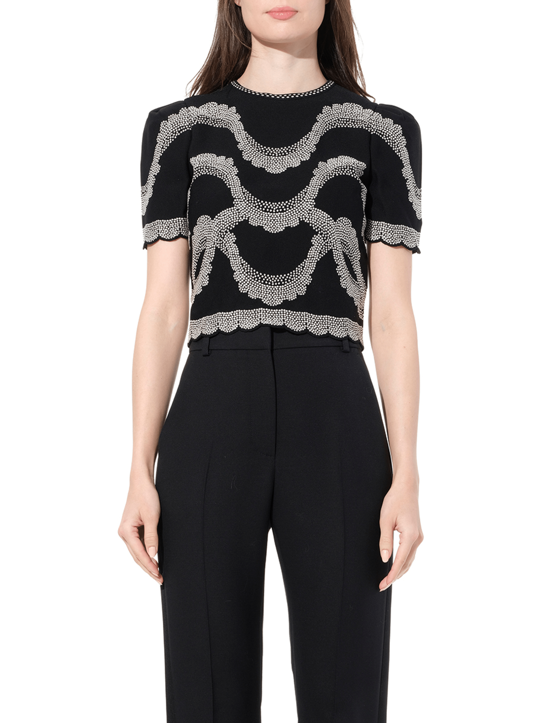 Short Sleeve Top in Black