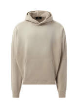 Step Hem Hoodie in Oat