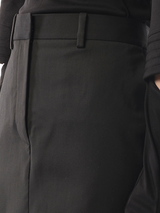Car Zip Skirt in Black
