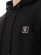 WYM Patch Hoodie in Black